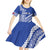 Fetu Samoa Rugby Custom Kid Short Sleeve Dress Siapo Pattern - Sporty Style