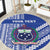 Fetu Samoa Rugby Custom Round Carpet Siapo Pattern - Sporty Style