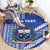 Fetu Samoa Rugby Custom Round Carpet Siapo Pattern - Sporty Style