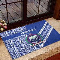 Fetu Samoa Rugby Custom Rubber Doormat Siapo Pattern - Sporty Style LT14 - Polynesian Pride