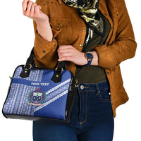 Fetu Samoa Rugby Custom Shoulder Handbag Siapo Pattern - Sporty Style LT14 - Polynesian Pride