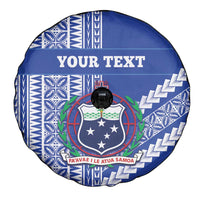 Fetu Samoa Rugby Custom Spare Tire Cover Siapo Pattern - Sporty Style LT14 - Polynesian Pride