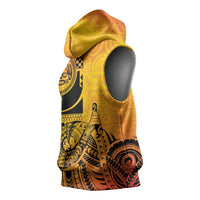 Marquesas Islands Sleeveless Hoodie Marquesan Matatiki Fish Hook Patutiki LT14 - Polynesian Pride