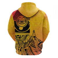 Marquesas Islands Zip Hoodie Marquesan Matatiki Fish Hook Patutiki LT14 - Polynesian Pride
