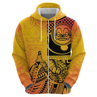 Marquesas Islands Zip Hoodie Marquesan Matatiki Fish Hook Patutiki LT14 - Polynesian Pride