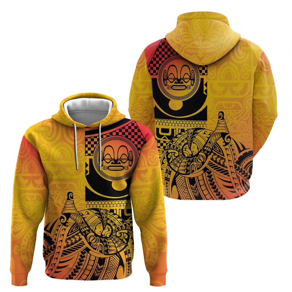Marquesas Islands Zip Hoodie Marquesan Matatiki Fish Hook Patutiki LT14 - Polynesian Pride