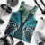 Aotearoa Pounamu Niho Men Tank Top Silver Fern Mix Maori Pattern - Turquoise