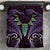 Aotearoa Pounamu Niho Bedding Set Silver Fern Mix Maori Pattern - Purple