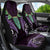 Aotearoa Pounamu Niho Car Seat Cover Silver Fern Mix Maori Pattern - Purple