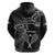 New Zealand Tiki Tennis Hoodie 2024 Aotearoa Tenehi Maori Silver Fern - Black LT14 - Polynesian Pride