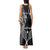 Custom New Zealand Tiki Tennis Tank Maxi Dress 2024 Aotearoa Tenehi Maori Silver Fern - Black LT14 - Polynesian Pride