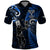 New Zealand Tiki Tennis Polo Shirt 2024 Aotearoa Tenehi Maori Silver Fern - Blue LT14 Blue - Polynesian Pride