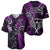 New Zealand Tiki Tennis Baseball Jersey 2024 Aotearoa Tenehi Maori Silver Fern - Purple LT14 - Polynesian Pride