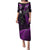 New Zealand Tiki Tennis Family Matching Puletasi and Hawaiian Shirt 2024 Aotearoa Tenehi Maori Silver Fern - Purple LT14 Mom's Dress Purple - Polynesian Pride