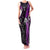 New Zealand Tiki Tennis Family Matching Tank Maxi Dress and Hawaiian Shirt 2024 Aotearoa Tenehi Maori Silver Fern - Purple LT14 Mom's Dress Purple - Polynesian Pride