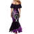 New Zealand Tiki Tennis Mermaid Dress 2024 Aotearoa Tenehi Maori Silver Fern - Purple LT14 - Polynesian Pride