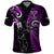 New Zealand Tiki Tennis Polo Shirt 2024 Aotearoa Tenehi Maori Silver Fern - Purple LT14 Purple - Polynesian Pride