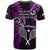 New Zealand Tiki Tennis T Shirt 2024 Aotearoa Tenehi Maori Silver Fern - Purple LT14 - Polynesian Pride