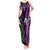 New Zealand Tiki Tennis Tank Maxi Dress 2024 Aotearoa Tenehi Maori Silver Fern - Purple LT14 Women Purple - Polynesian Pride