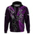 New Zealand Tiki Tennis Zip Hoodie 2024 Aotearoa Tenehi Maori Silver Fern - Purple LT14 Pullover Hoodie Purple - Polynesian Pride