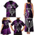 Custom New Zealand Tiki Tennis Family Matching Tank Maxi Dress and Hawaiian Shirt 2024 Aotearoa Tenehi Maori Silver Fern - Purple LT14 - Polynesian Pride