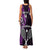 Custom New Zealand Tiki Tennis Family Matching Tank Maxi Dress and Hawaiian Shirt 2024 Aotearoa Tenehi Maori Silver Fern - Purple LT14 - Polynesian Pride