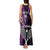 Custom New Zealand Tiki Tennis Tank Maxi Dress 2024 Aotearoa Tenehi Maori Silver Fern - Purple LT14 - Polynesian Pride