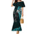 New Zealand Tiki Tennis Mermaid Dress 2024 Aotearoa Tenehi Maori Silver Fern - Turquoise LT14 Women Turquoise - Polynesian Pride