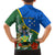 Personalised Halo Olaketa Solomon Islands Kid Hawaiian Shirt Coat Of Arms With Tropical Flowers Flag Style LT14 - Polynesian Pride