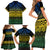 Halo Olaketa Solomon Islands Family Matching Short Sleeve Bodycon Dress and Hawaiian Shirt Melanesian Tribal Pattern Gradient Version LT14 - Polynesian Pride