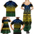 Halo Olaketa Solomon Islands Family Matching Summer Maxi Dress and Hawaiian Shirt Melanesian Tribal Pattern Gradient Version LT14 - Polynesian Pride