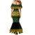 Halo Olaketa Solomon Islands Mermaid Dress Melanesian Tribal Pattern Gradient Version LT14 - Polynesian Pride