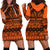 Halo Olaketa Solomon Islands Hoodie Dress Melanesian Tribal Pattern Orange Version LT14 - Polynesian Pride