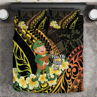 Hawaii Saint Patrick's Day Bedding Set Ukulele Leprechaun Hau'Oli Maoli Oe! LT14 Reggae - Polynesian Pride
