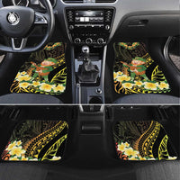 Hawaii Saint Patrick's Day Car Mats Ukulele Leprechaun Hau'Oli Maoli Oe! LT14 Set 4pcs Reggae - Polynesian Pride