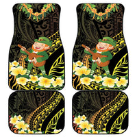 Hawaii Saint Patrick's Day Car Mats Ukulele Leprechaun Hau'Oli Maoli Oe! LT14 - Polynesian Pride