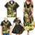 Hawaii Saint Patrick's Day Family Matching Summer Maxi Dress and Hawaiian Shirt Ukulele Leprechaun Hau'Oli Maoli Oe!