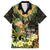 Hawaii Saint Patrick's Day Family Matching Summer Maxi Dress and Hawaiian Shirt Ukulele Leprechaun Hau'Oli Maoli Oe!