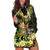 Hawaii Saint Patrick's Day Hoodie Dress Ukulele Leprechaun Hau'Oli Maoli Oe!