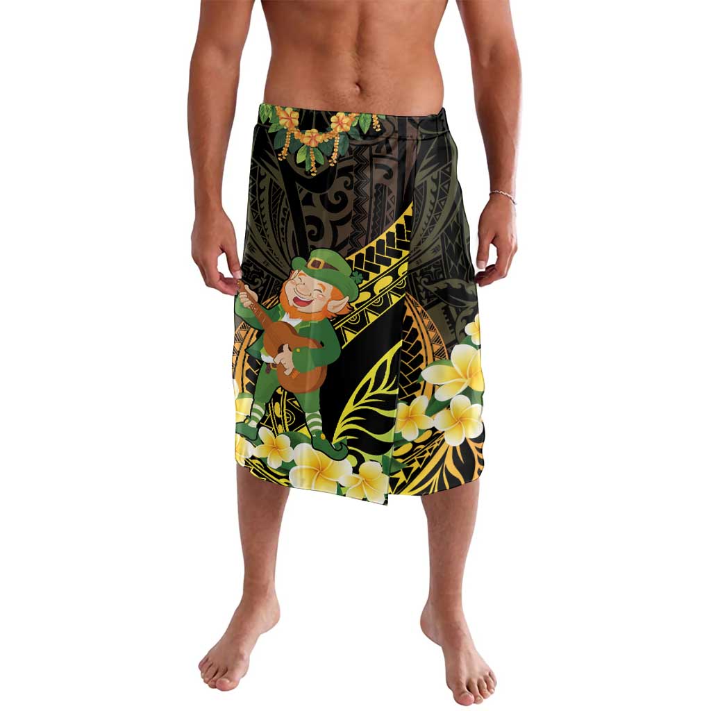 Hawaii Saint Patrick's Day Lavalava Ukulele Leprechaun Hau'Oli Maoli Oe! LT14 Reggae - Polynesian Pride
