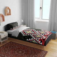 Kia Ora Aotearoa Bedding Set 2025 Pasifika Maori Taniko Motifs LT14 - Polynesian Pride