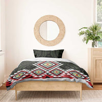 Kia Ora Aotearoa Bedding Set 2025 Pasifika Maori Taniko Motifs LT14 - Polynesian Pride