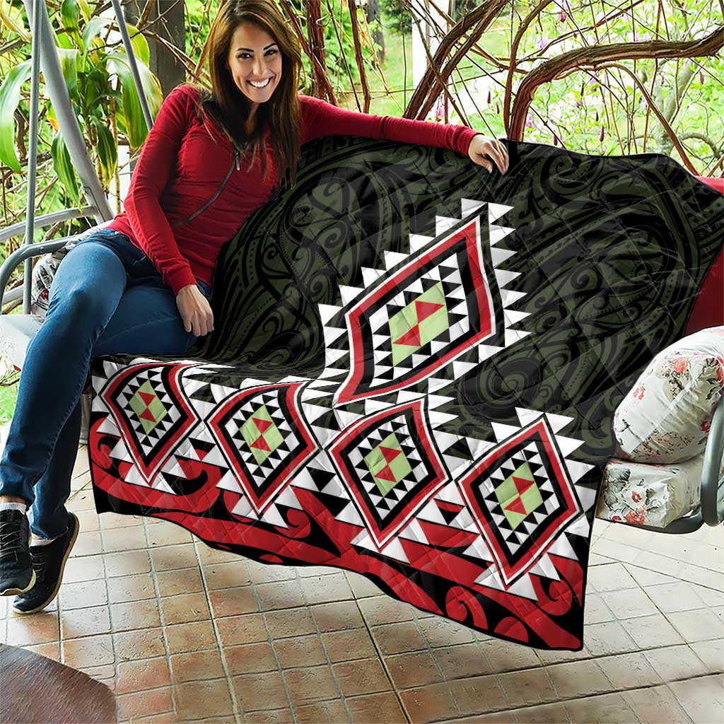 Kia Ora Aotearoa Quilt 2025 Pasifika Maori Taniko Motifs LT14 - Polynesian Pride