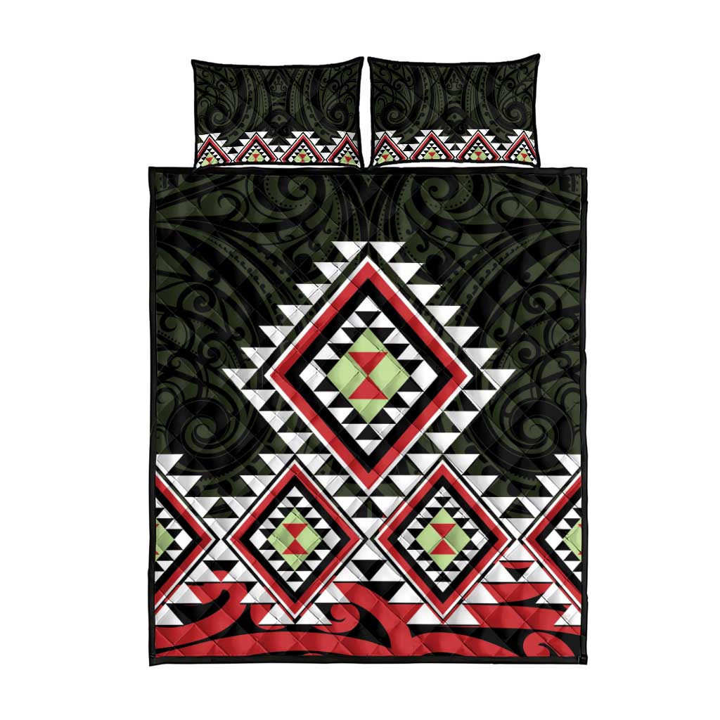 Kia Ora Aotearoa Quilt Bed Set 2025 Pasifika Maori Taniko Motifs LT14 - Polynesian Pride