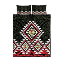 Kia Ora Aotearoa Quilt Bed Set 2025 Pasifika Maori Taniko Motifs LT14 - Polynesian Pride