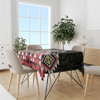Kia Ora Aotearoa Tablecloth 2025 Pasifika Maori Taniko Motifs LT14 - Polynesian Pride