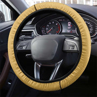 Japanese Geisha Koi Fish Steering Wheel Cover Cherry Blossoms Yellow Seigaiha Pattern LT14 - Polynesian Pride
