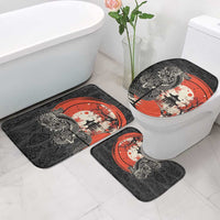 Japanese Dragon Katana Enso Bathroom Set Japan Pagoda Seamless Cloud LT14 - Polynesian Pride