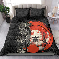 Japanese Dragon Katana Enso Bedding Set Japan Pagoda Seamless Cloud LT14 - Polynesian Pride