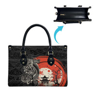Japanese Dragon Katana Enso Leather Bag Japan Pagoda Seamless Cloud LT14 - Polynesian Pride